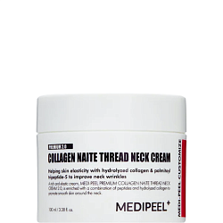 Лифтинг-крем для шеи и зоны декольте с пептидами и коллагеном PREMIUM COLLAGEN NAITE THREAD NECK CREAM 2.0