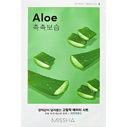 Увлажняющая тканевая маска для лица с алоэ AIRY FIT SHEET MASK ALOE