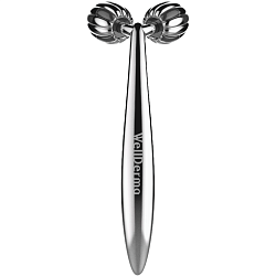 Механический роликовый массажёр для лица FACE LIFTING DARK SILVER ROLLER
