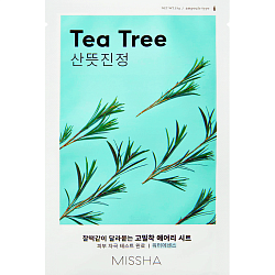 Себорегулирующая тканевая маска для лица с чайным деревом AIRY FIT SHEET MASK TEA TREE