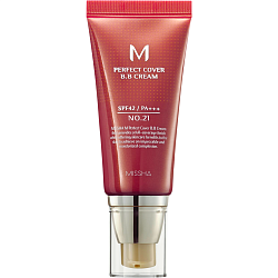 ВВ-крем для лица M PERFECT COVER B.B CREAM EX SPF42/ PA+++ No.21 (Light Beige)