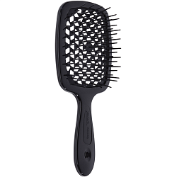 Массажная расчёска для волос чёрная JANEKE SUPERBRUSH BLACK