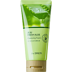 Освежающая пенка для умывания с алоэ JEJU FRESH ALOE CLEANSING FOAM