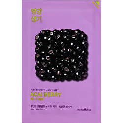Антиоксидантная тканевая маска для лица с ягодами асаи PURE ESSENCE MASK SHEET ACAI BERRY