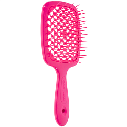Массажная расчёска для волос маленькая фуксия JANEKE SUPERBRUSH SMALL FUXIA